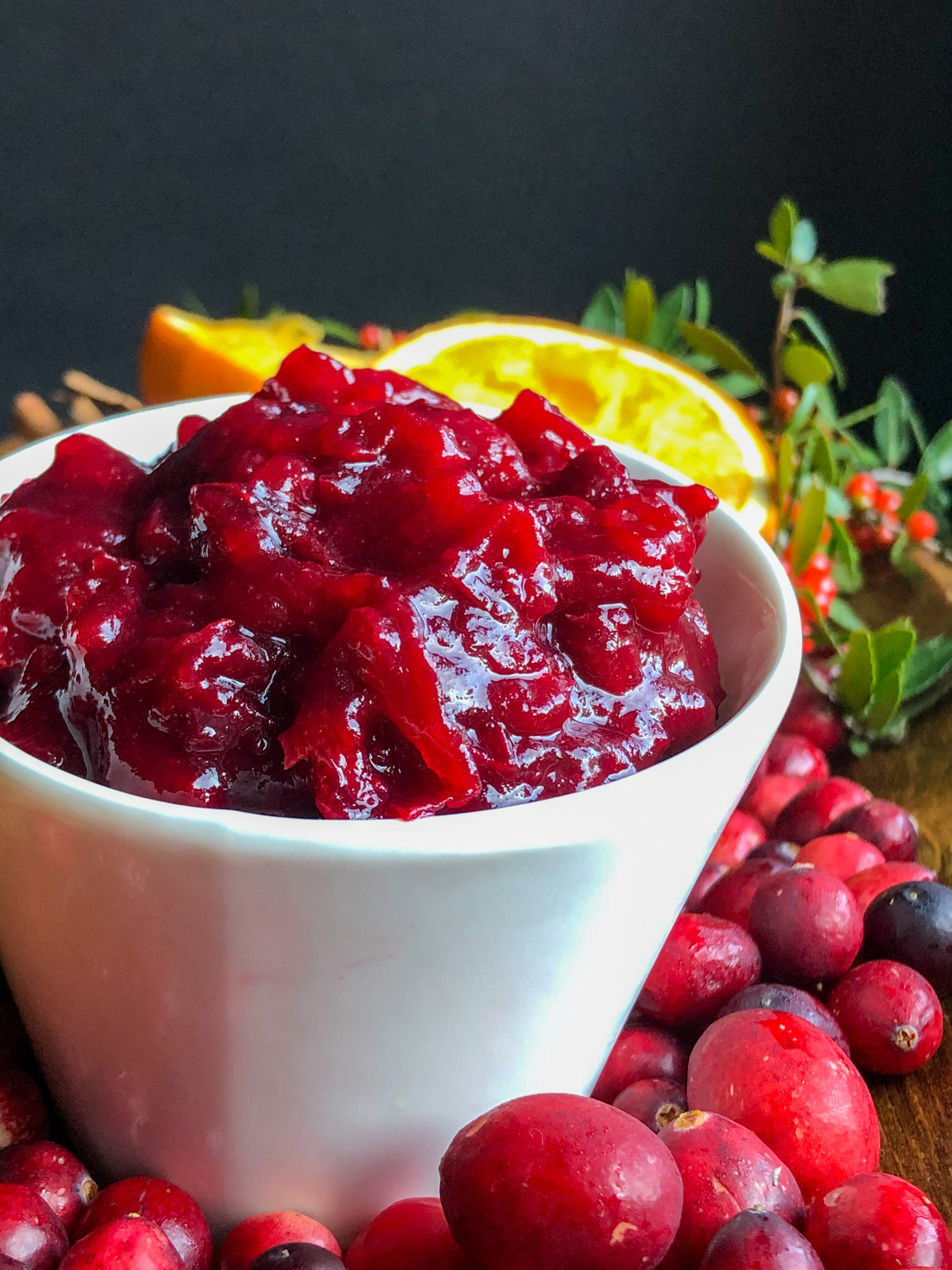 Cranberry Sauce - Healthy With a Chance of Sprinkles