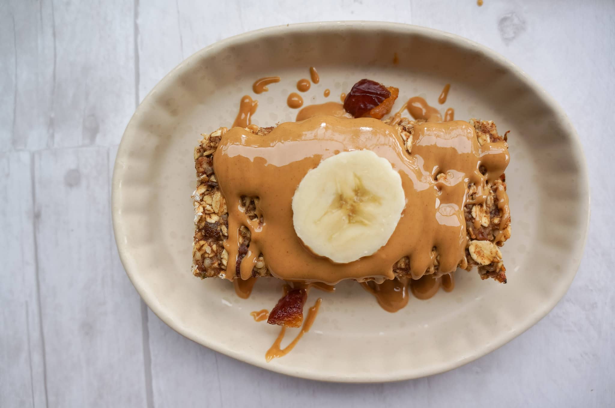 Banana Oat Bars with Peanut Butter Drizzle - Healthy With a Chance of  Sprinkles
