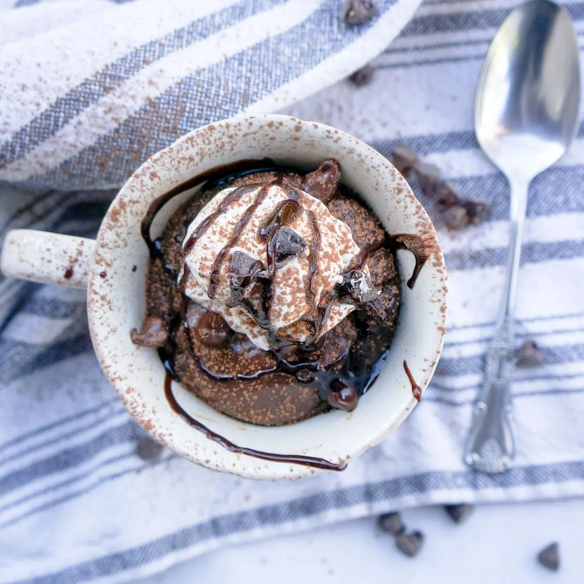 Chocolaty Protein Brownie Mug Cake